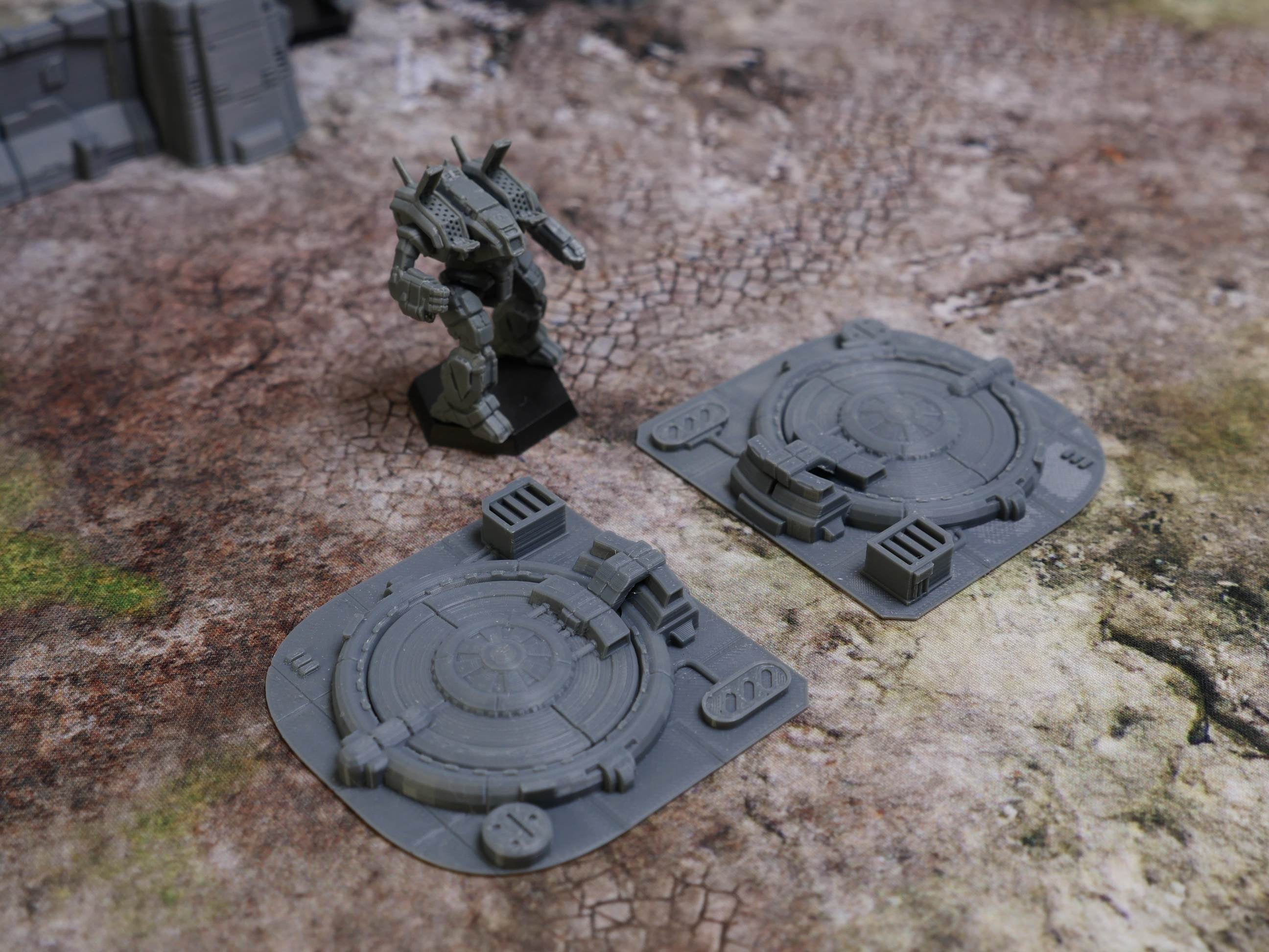 Missile Silo 6mm Scale 3d model