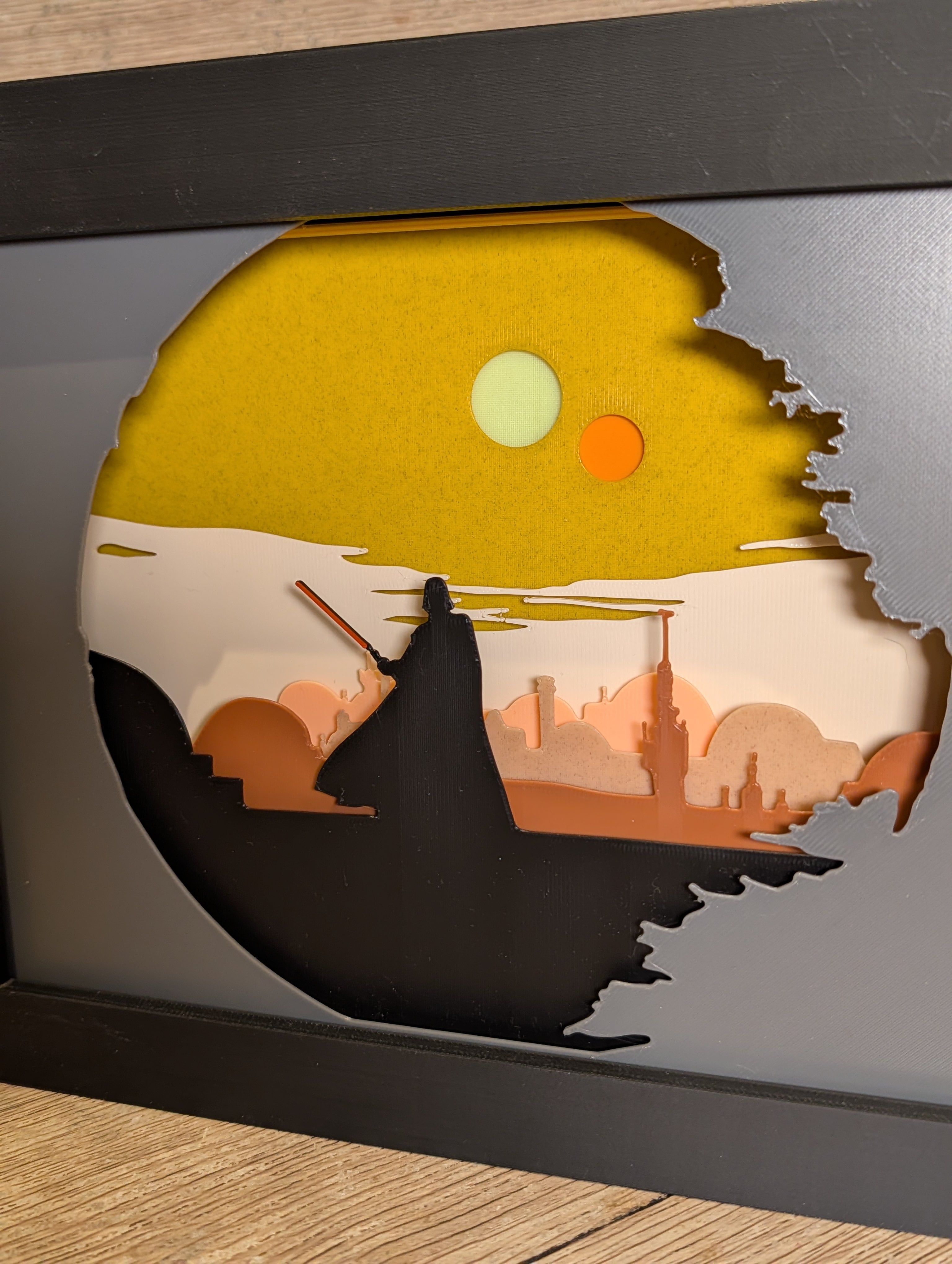 Star Wars - Vader's Homecoming Shadow Box 3d model
