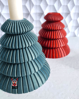 Christmas Tree Candle Holder 3d model