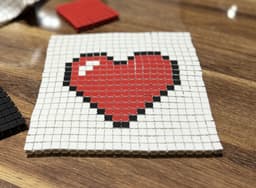 PIXEL ART CHAINMAIL - FABRIC MATS CUSTOMIZATION 3d model