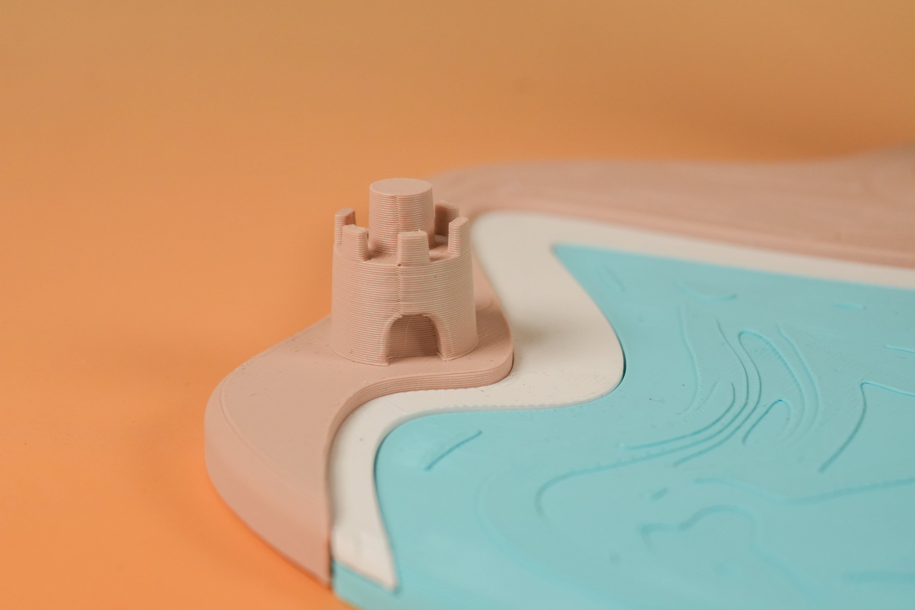 Beach Diorama 3d model