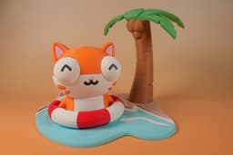 Beach Diorama 3d model