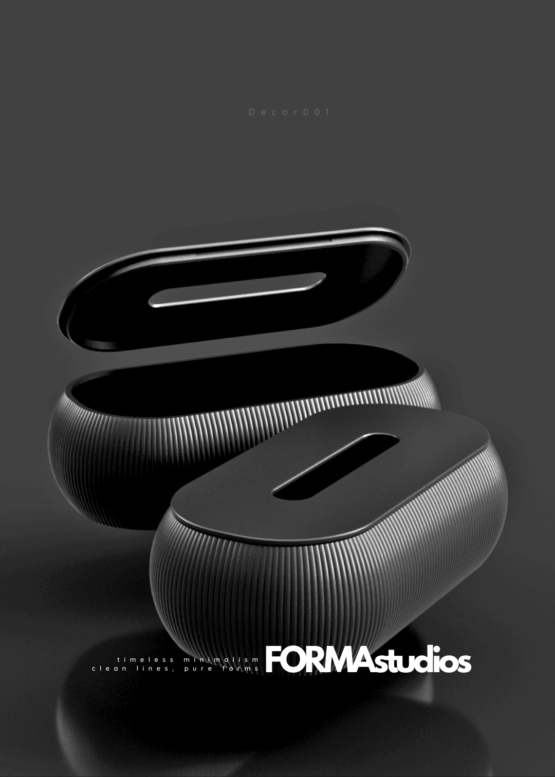 Tissue Box - FORMAstudios Deco001 3d model