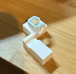 Multiboard route-behind cable holder 3d model