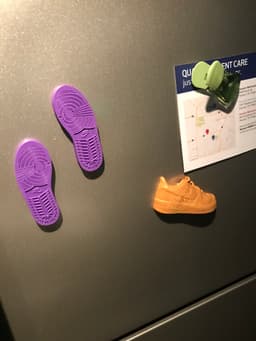 Nike Bottom Shoe Print Fridge Magnet 3d model