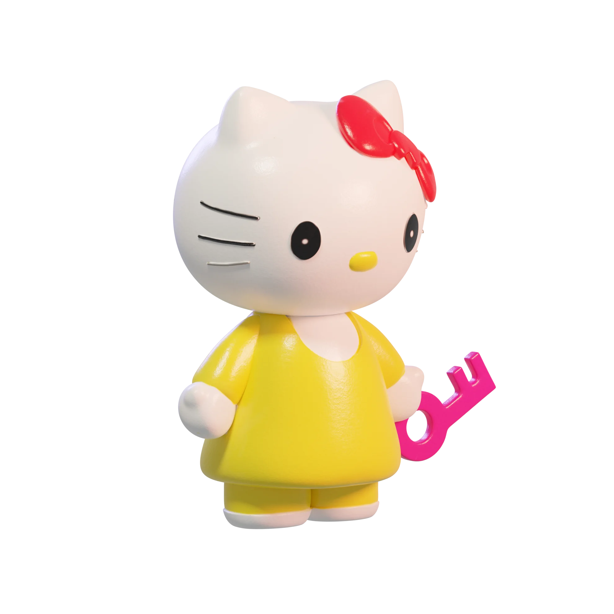 Hello Key-ty 3d model