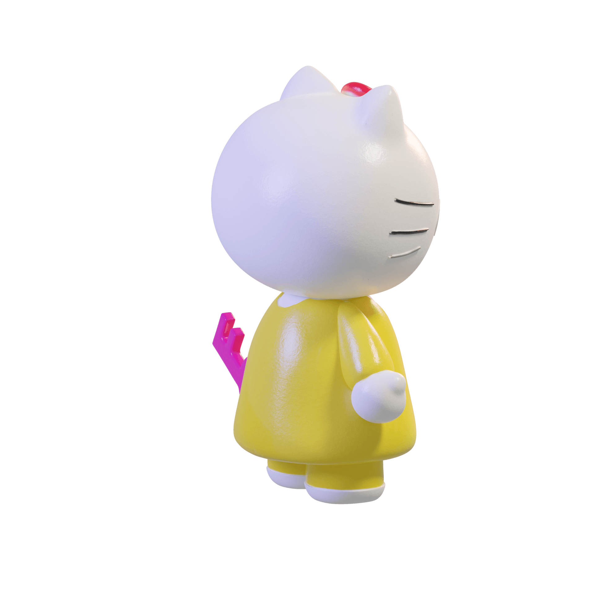 Hello Key-ty 3d model