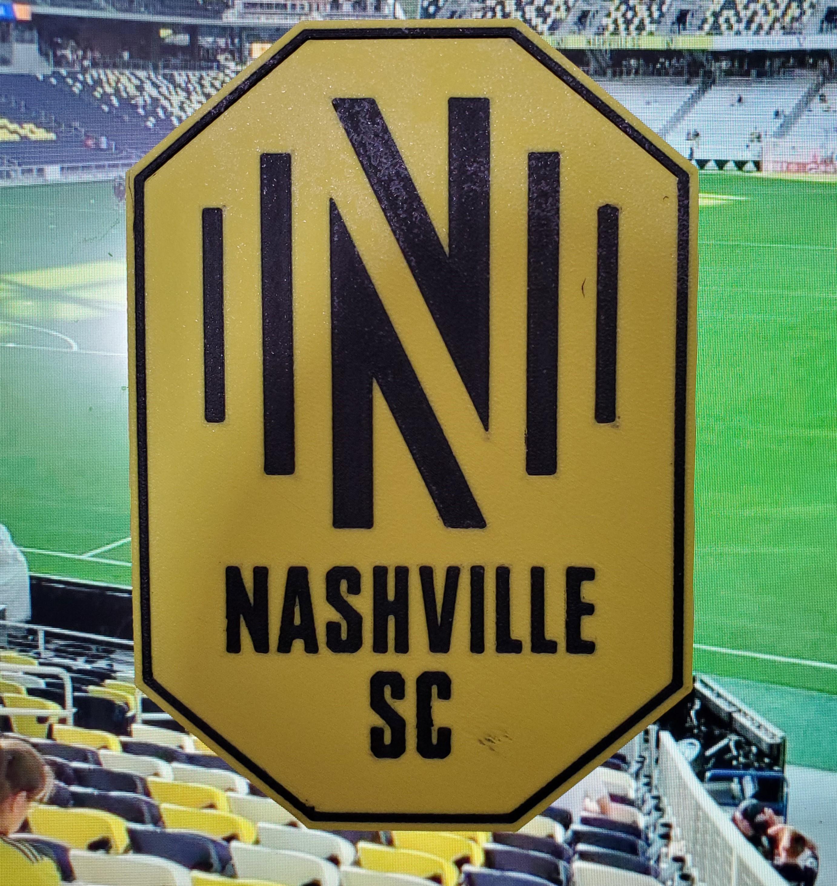 AMS / MMU Nashville SC coaster or plaque 3d model