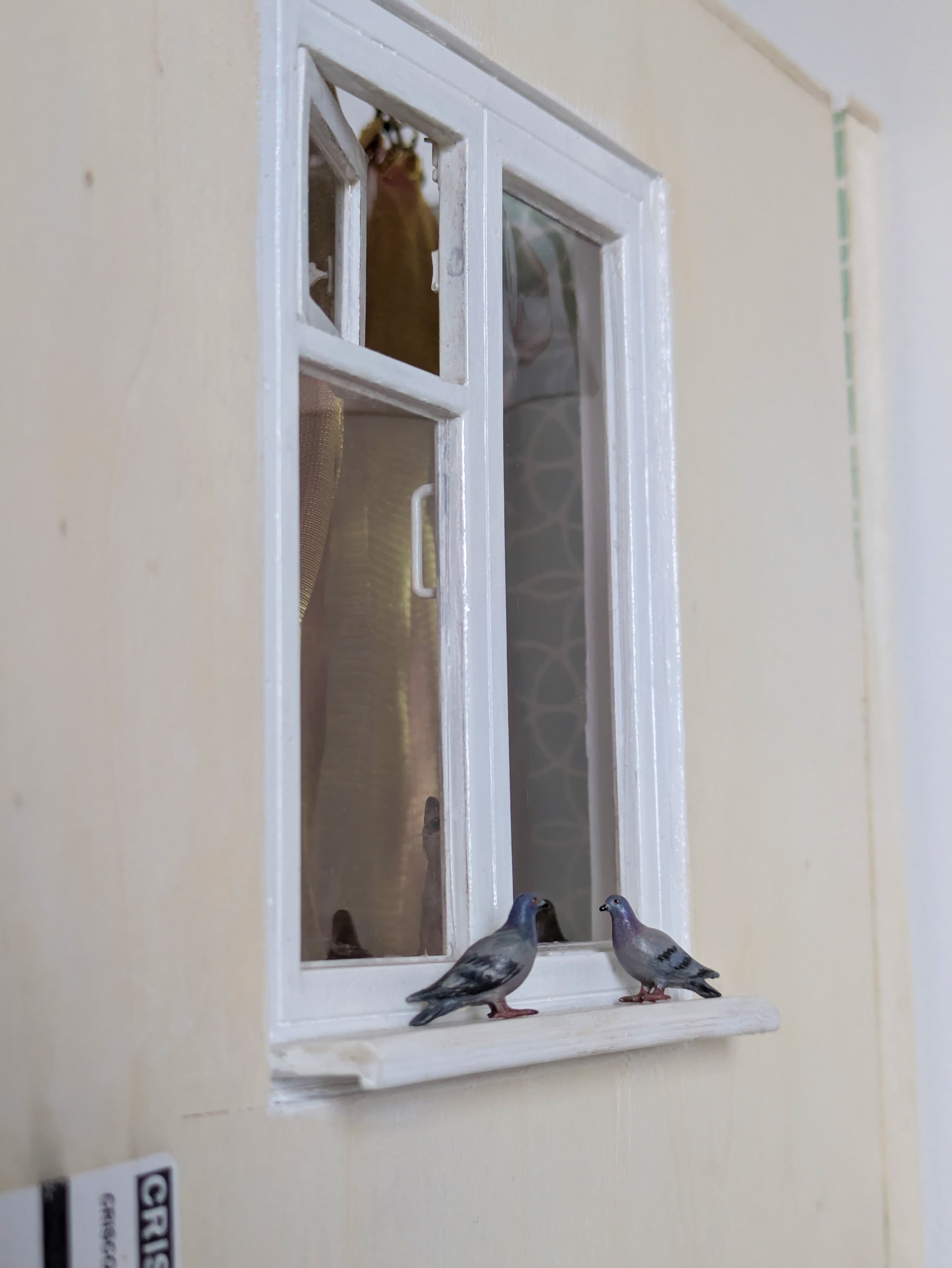 Classic Wooden Window 1/12 Scale 3d model