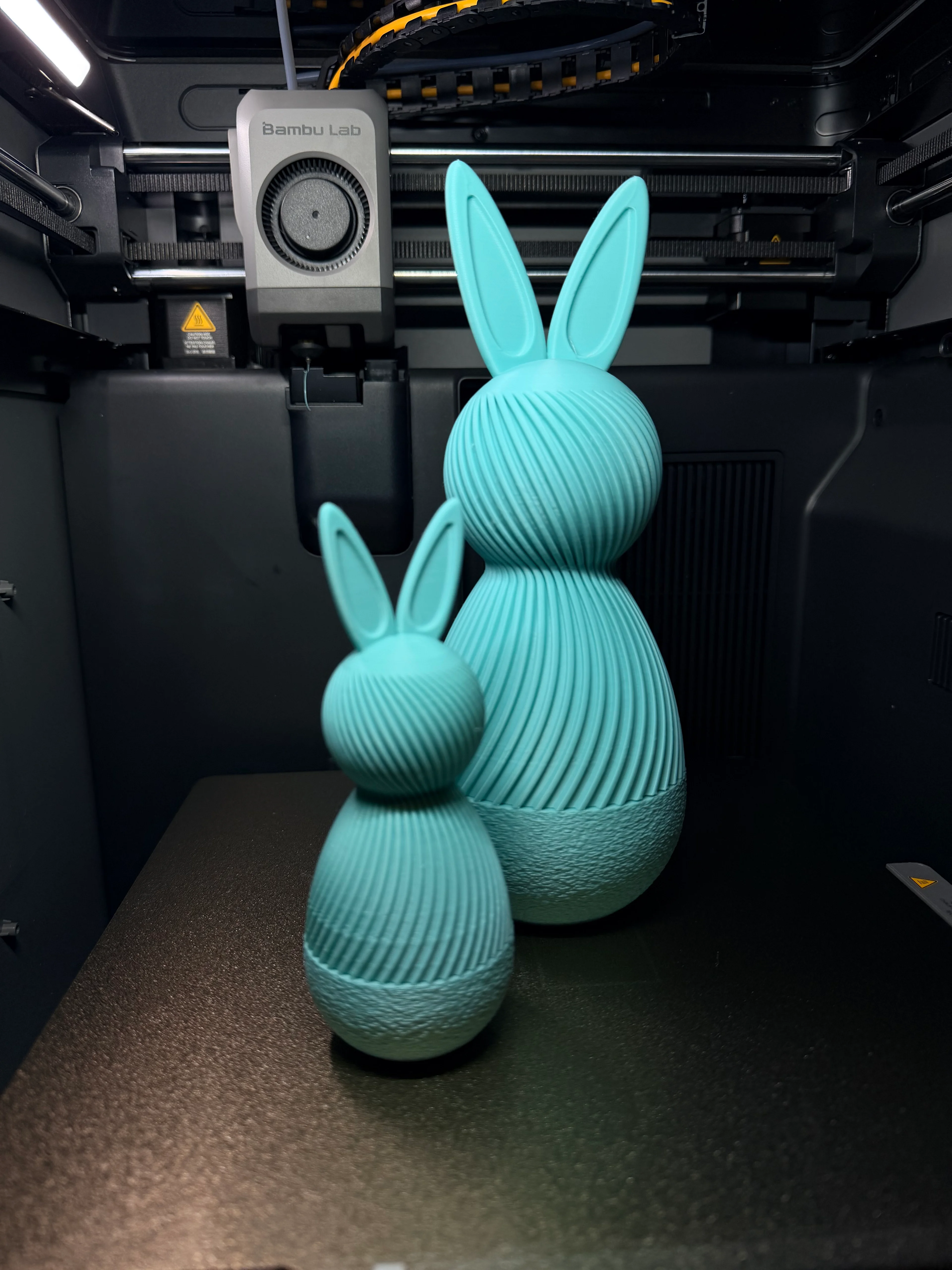 Modern Easter Bunny Container Set – Candy Box 3d model