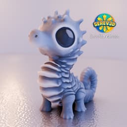 Hippocampus Seahorse - Articulated Ocean Creature - No Supports 3D Print STL/3MF 3d model