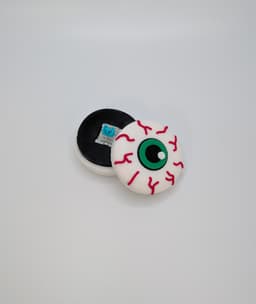 Halloween Macaron Clickers (Pumpkin, Ghost, Eyeball & Candy Corn) 3d model