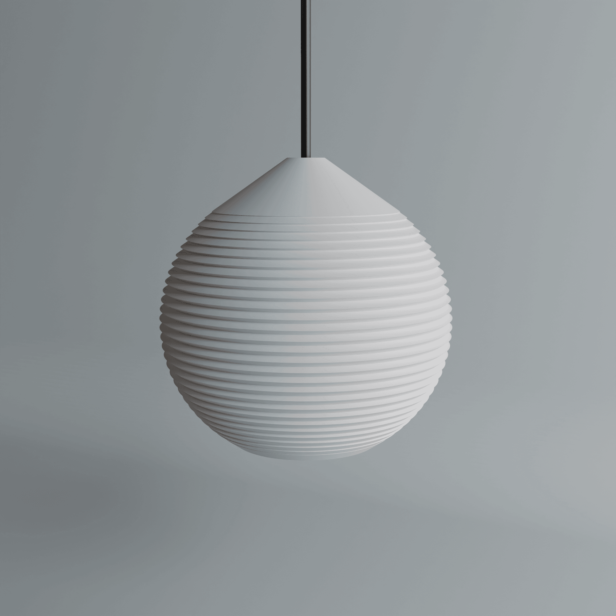 Ripple Sphere Pendant Lamp 3d model