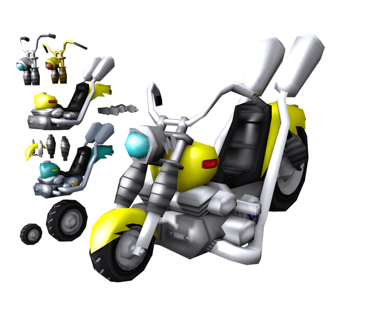 Wario Bike 3d model