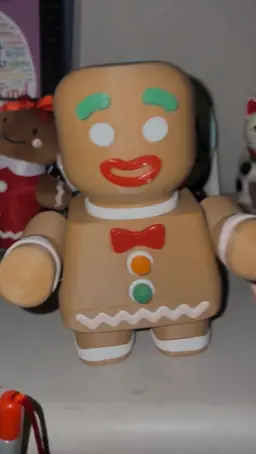 I used the plain Gingerbread head that was posted on the Kit Kiln Discord Server 3d model