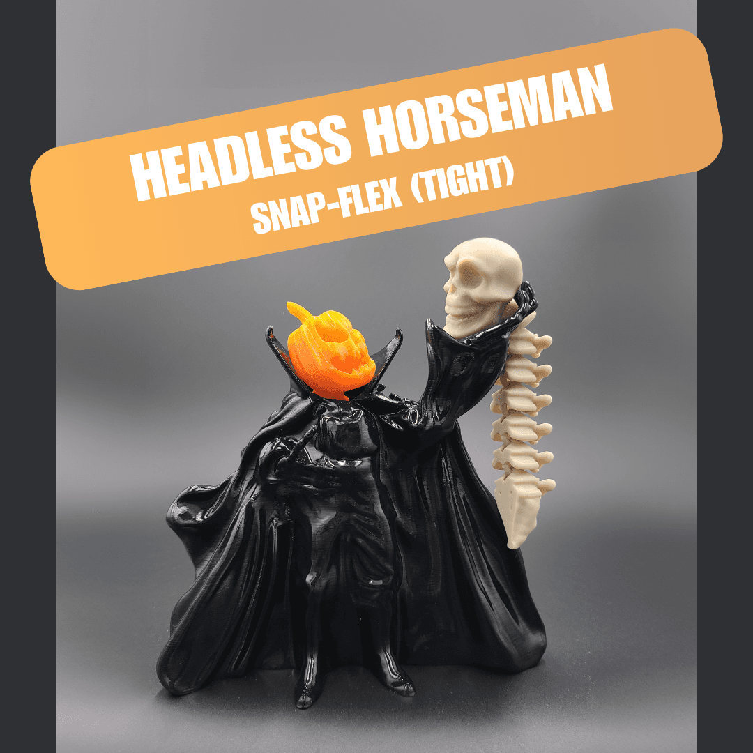 Headless Horseman - Articulated Snap-Flex Fidget (Tight Joints) 3d model