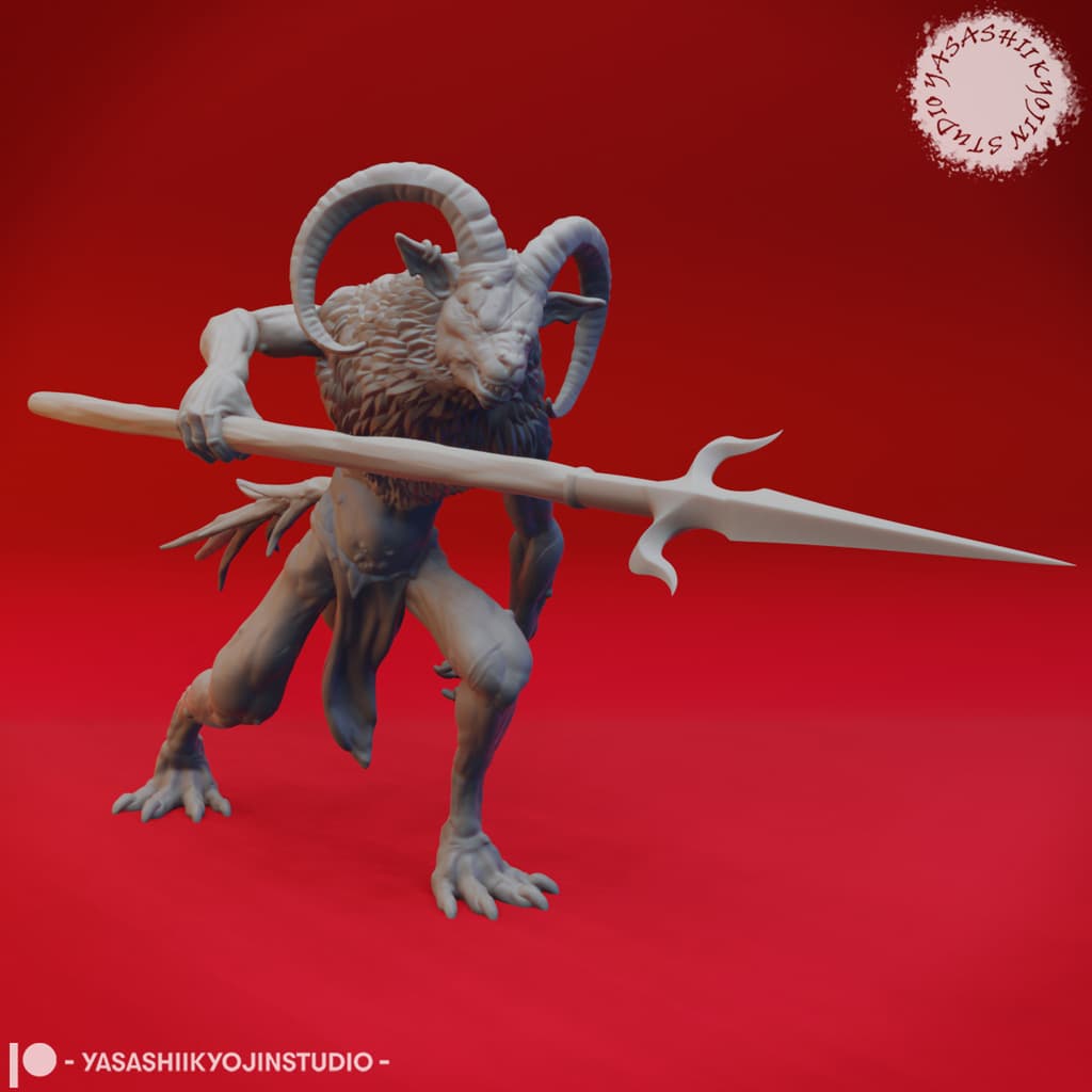 Bulezau - Tabletop Miniature 3d model