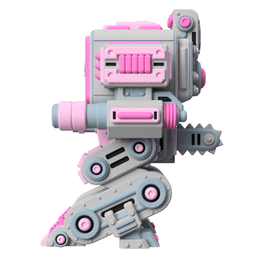 UwU Shadow Force Wrecks Mech Miniature: 3D Printable Tabletop Model with Royalty-Free License 3d model
