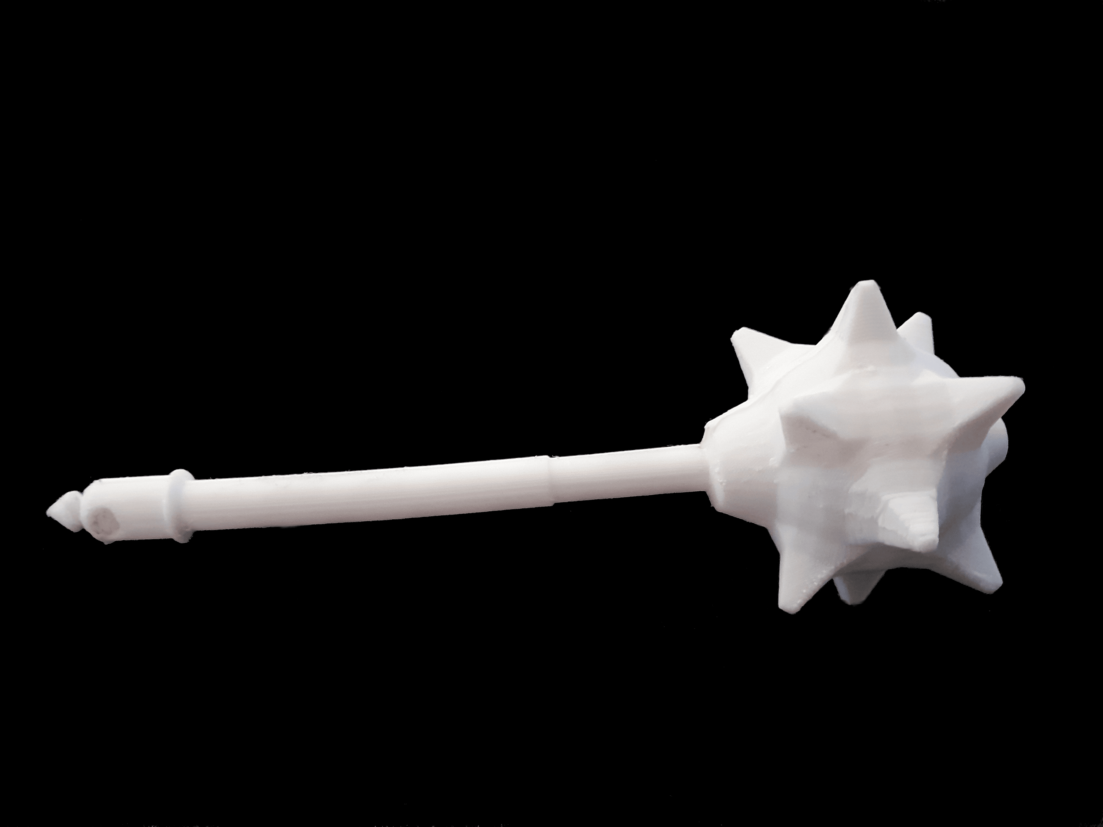 Studded Mace Keychain 3d model