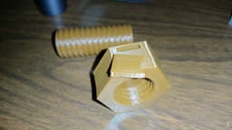 Remix Fake nut with internal magnet and keeper. 3d model