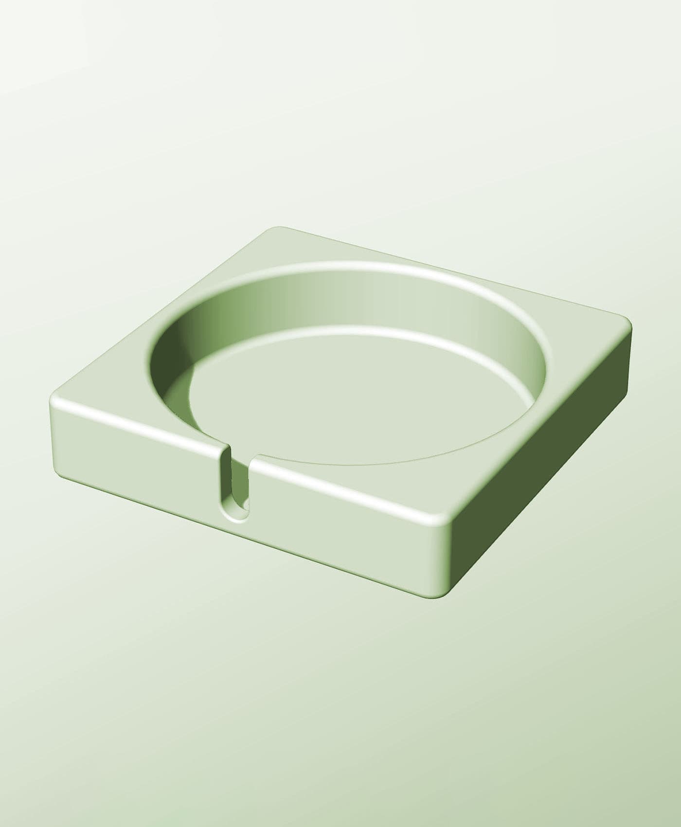 CS128-30-S Stackable slotted bin box module for creative decor 3d model