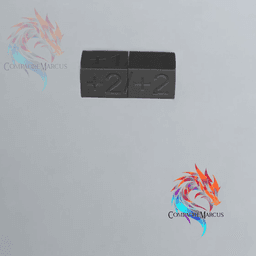 Set Counters Attack/Defense MTG / Set of 2 / No supports 3d model