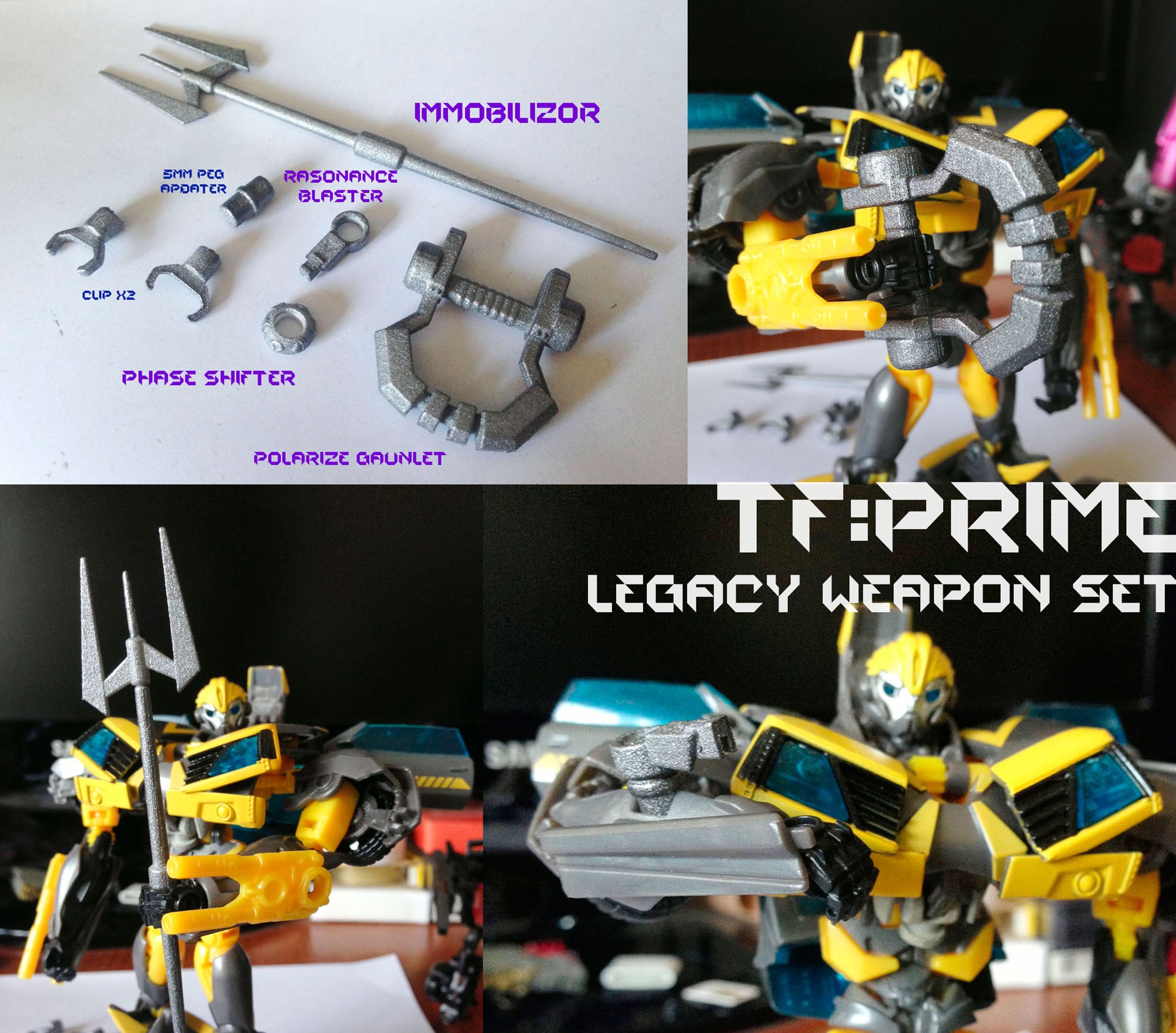 TF: Prime Legendary Weapons 3d model