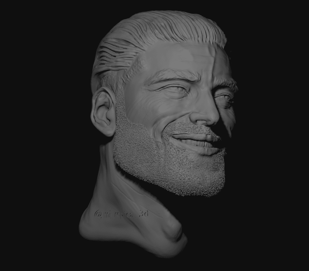 Gigachad 3d model
