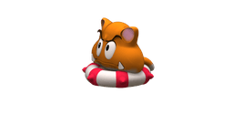 Summer Cat Goomba 3d model