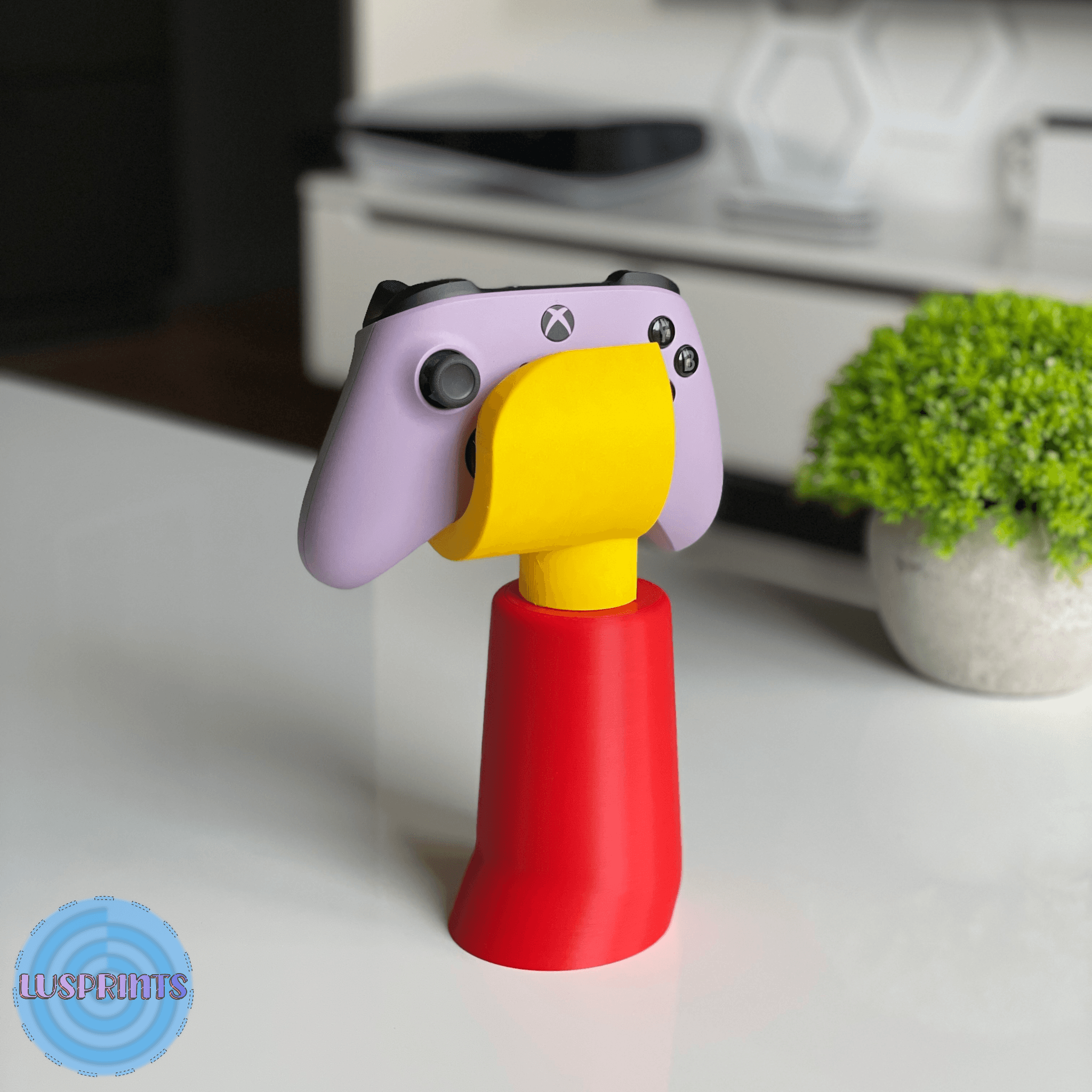 Universal Controller Stand | Lego minifigure inspired hand 3d model