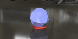 Icosidodecahedron Solid 3d model