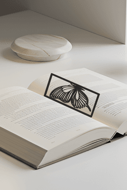 Butterfly Bookmark, Gift Idea 3d model