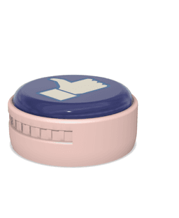 LIKE Button Fidget Clicker 3d model