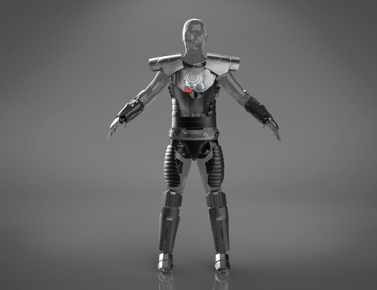 Darth Malgus's full body armor 3d model