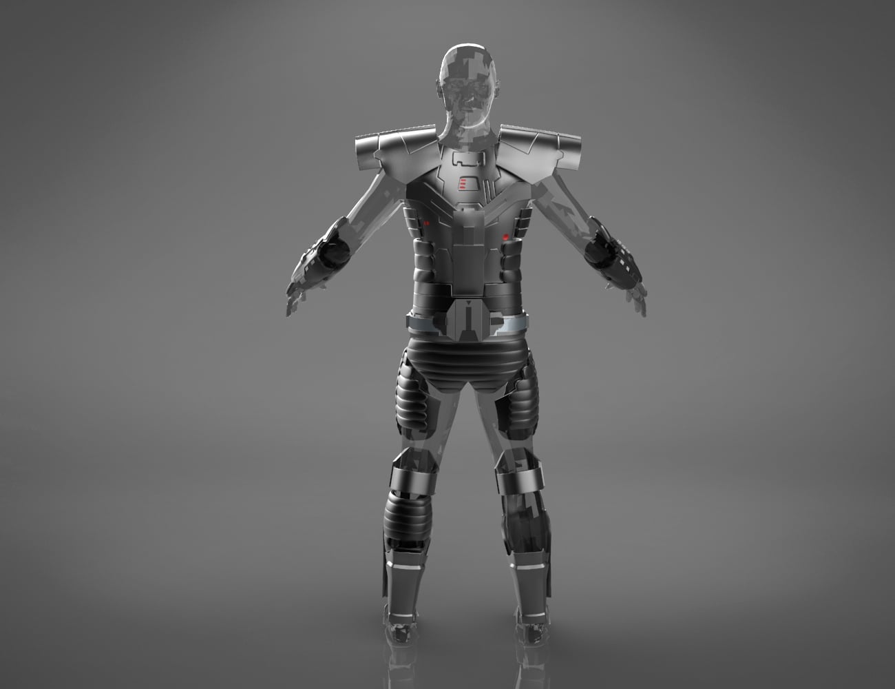 Darth Malgus's full body armor 3d model