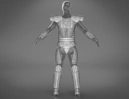 Darth Malgus's full body armor 3d model