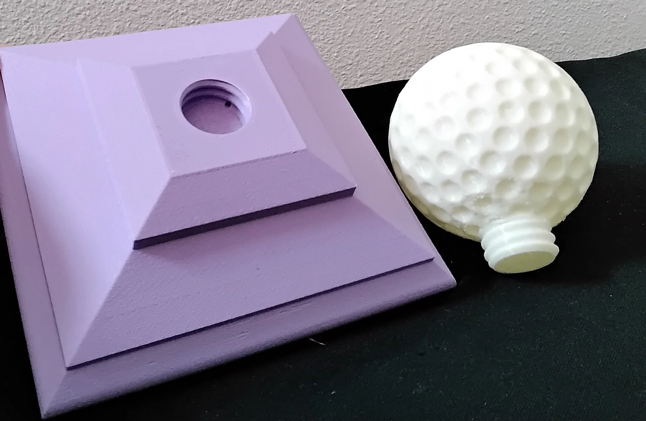 Screw Post Cap Golf ball top 3d model