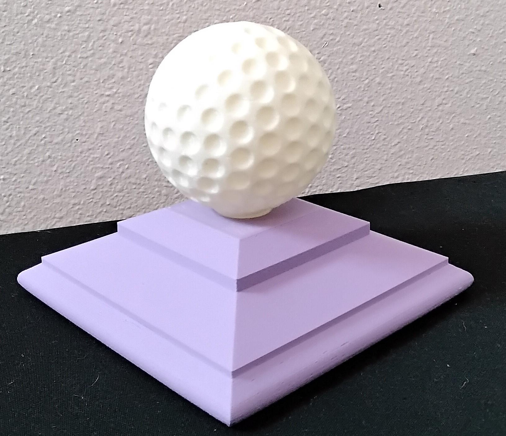 Screw Post Cap Golf ball top 3d model