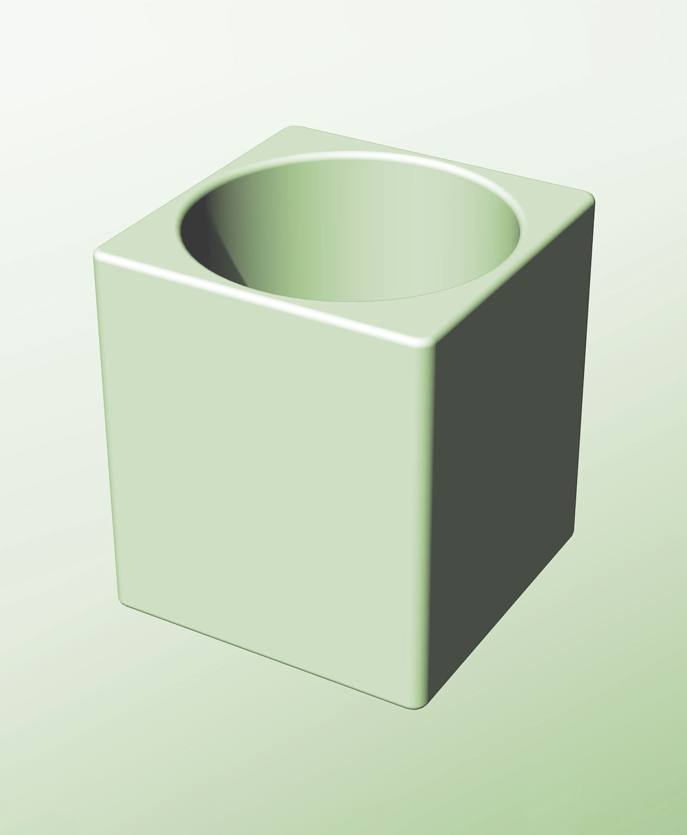 CS128-160 Stacking module bin for modern home decor 3d stl file 3d model