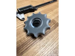 Thumb Wheel Ratchet Handle 3d model