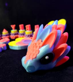 Birthday build a dragon, ful customisation *Commercial Version* 3d model