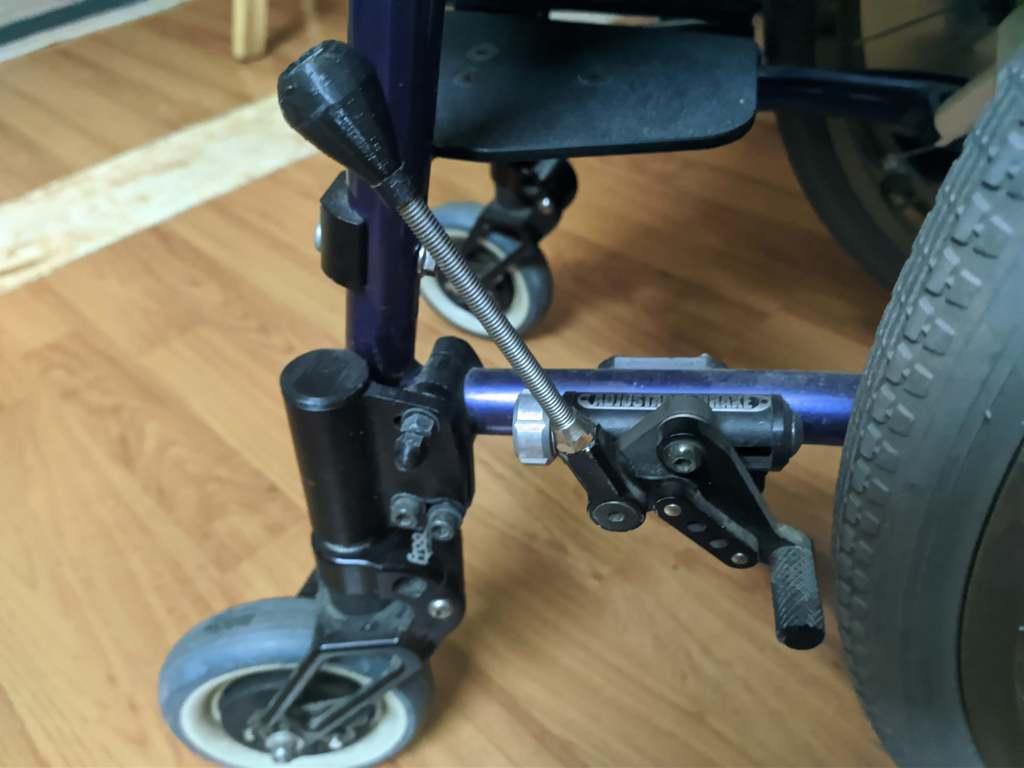 Wheelchair Brake Mount 3d model