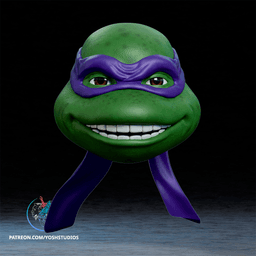 Turtle Helmet Bundle 3D Printer STL File 3d model
