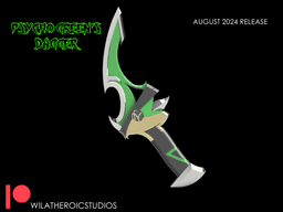 Psycho Green's Dagger 3d model