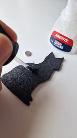 Chinchilla persian keychain+magnet 3d model