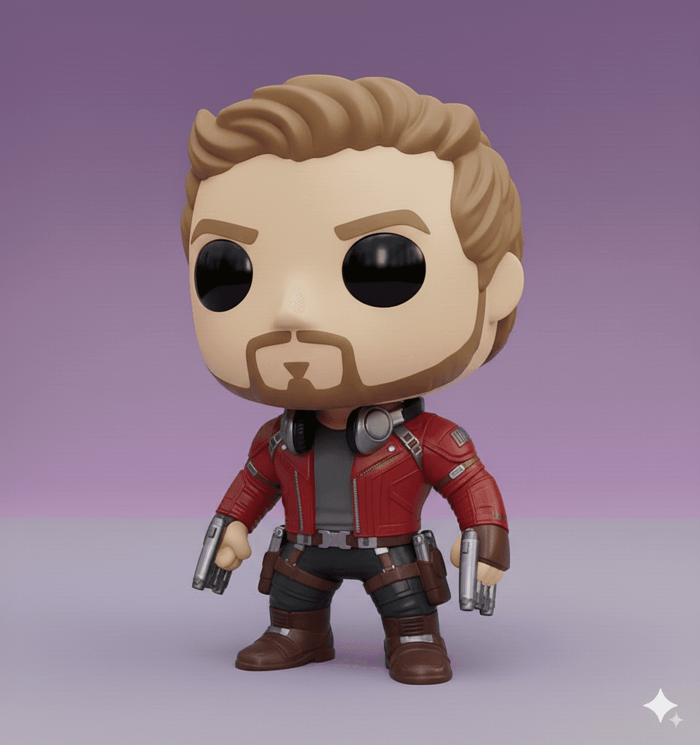 STAR-LORD CHIBI KAWAII – COLLECTIBLE 3D FIGURE 3d model