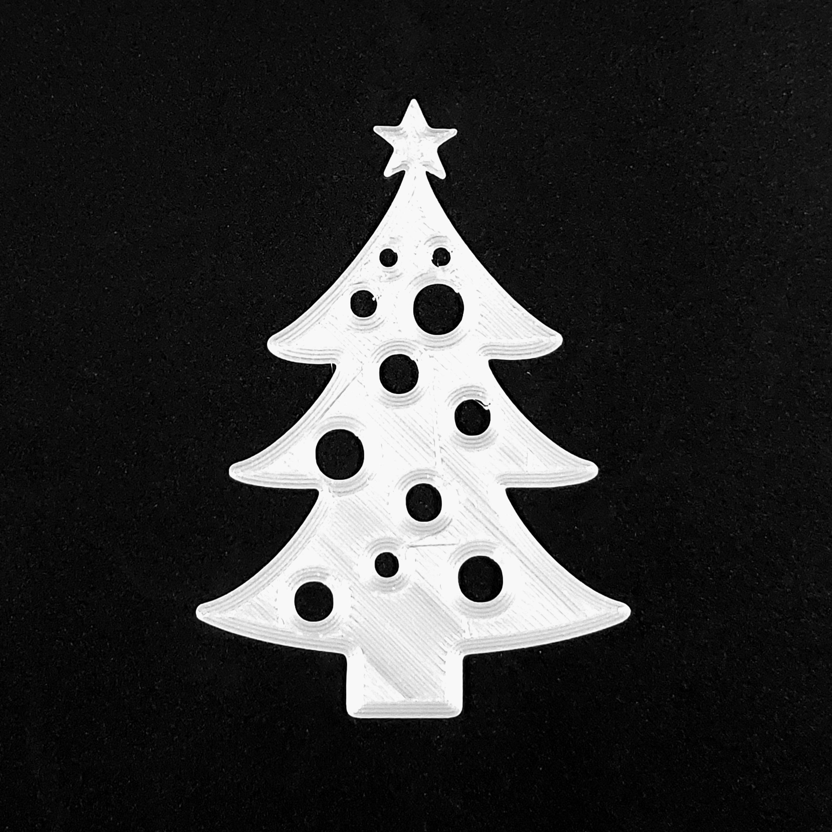 Festive Tree Add-On - Decorative 'Merry Christmas' Hanging Text Banner 3d model