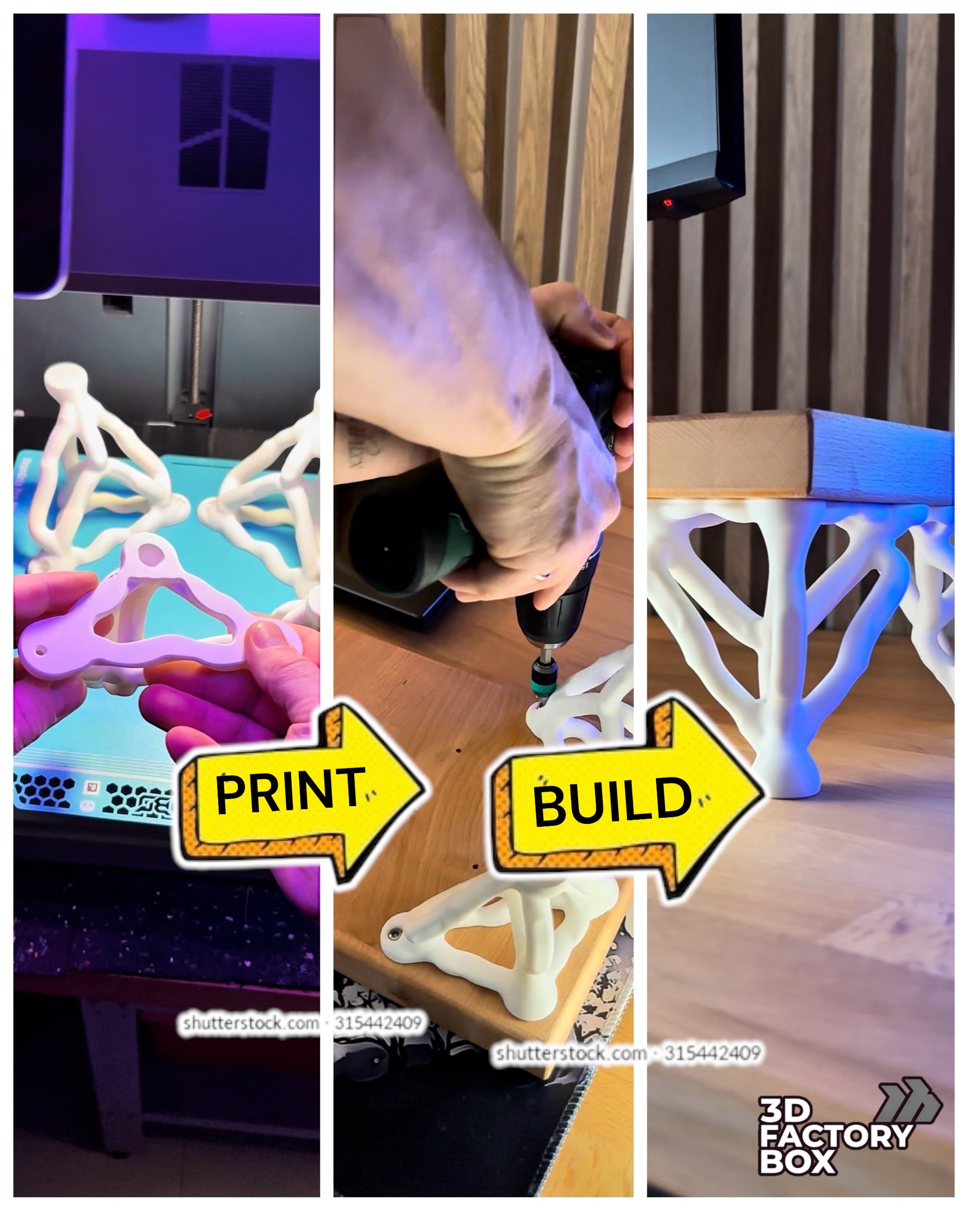 Generative Table Legs 3d model