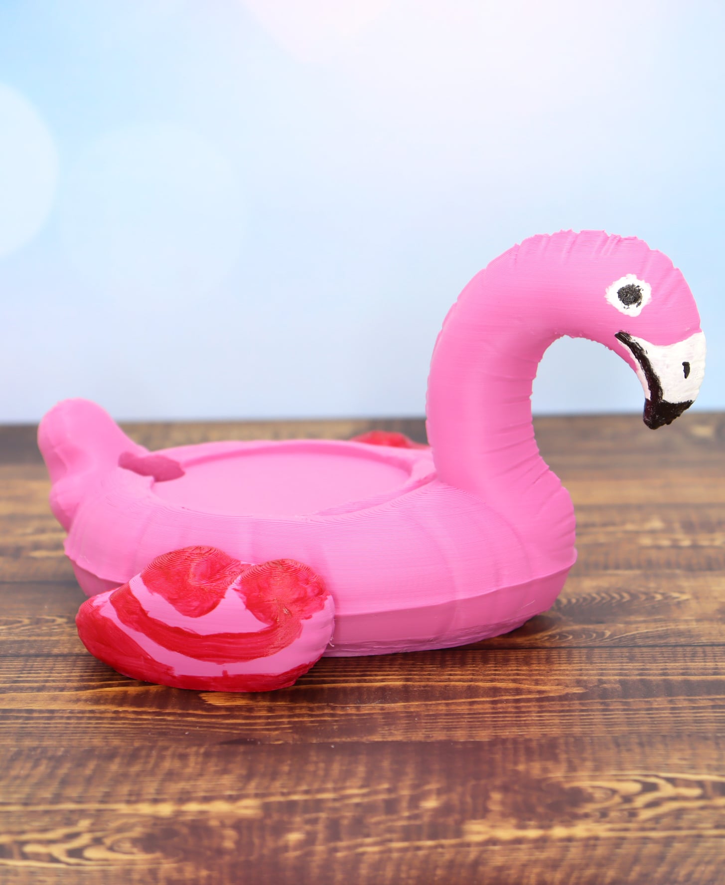 Flamingo Inflatable Wireless charging dock 3d model