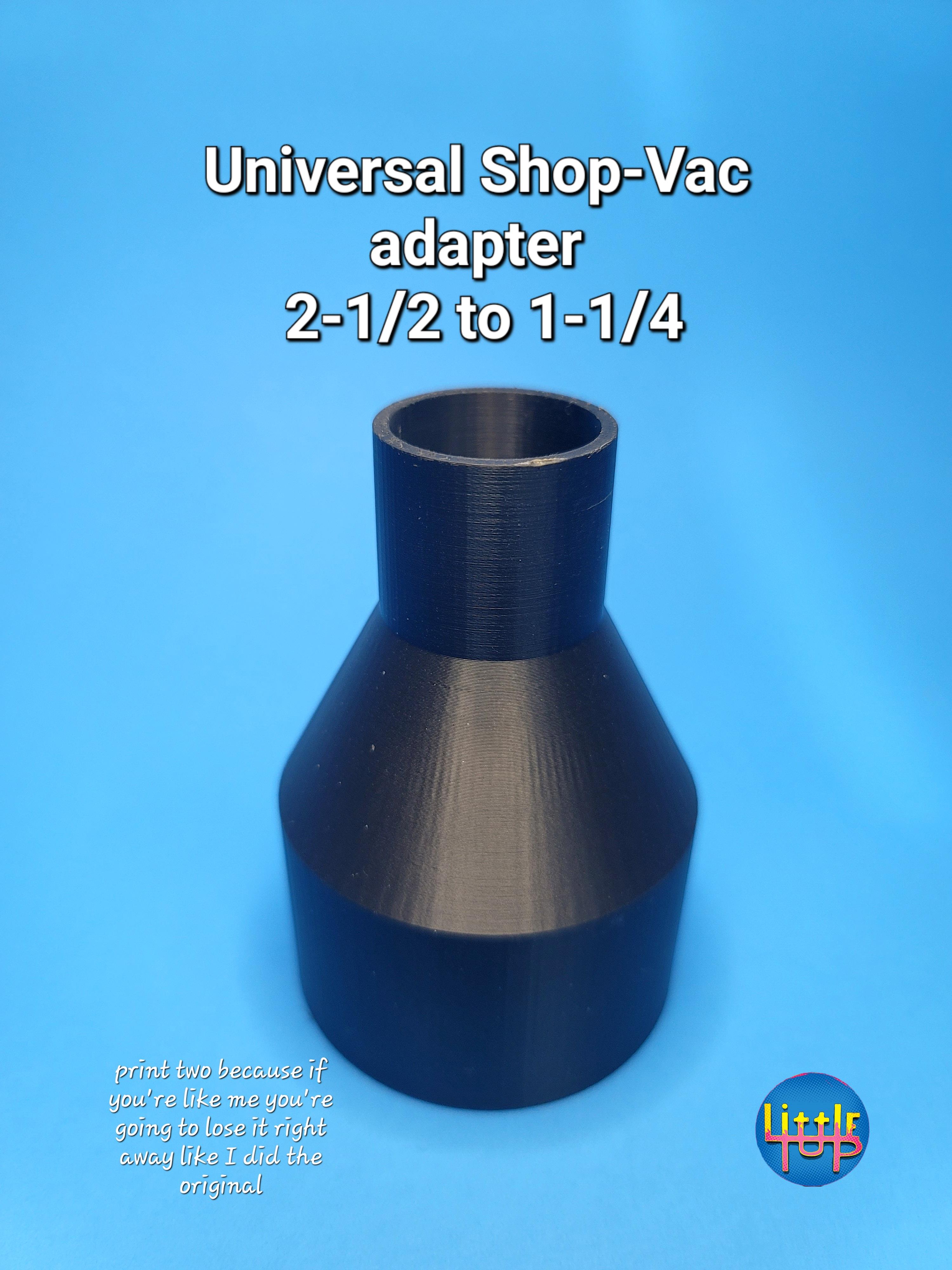  Universal Shop Vacuum Hose Adapter 2-1/2-Inch To 1-1/4-Inch  3d model